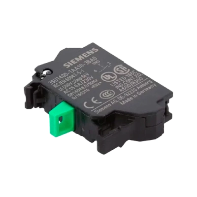 Контактный модуль Siemens 3SU1400-1AA10-1BA0 — Telecom Sell — поставки промышленного и IT оборудования от известных брендов без санкций Контактный модуль Siemens 3SU1400-1AA10-1BA0